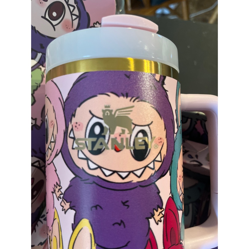 Stanley x LoveShackFancy Quencher H2.0 FlowState Tumbler 40oz Pink Character New - Picture 2 of 7